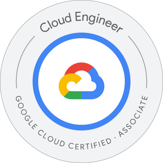 Google Cloud Engineer Certificate Badge