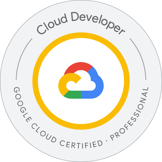 Google Cloud Developer Certificate Badge